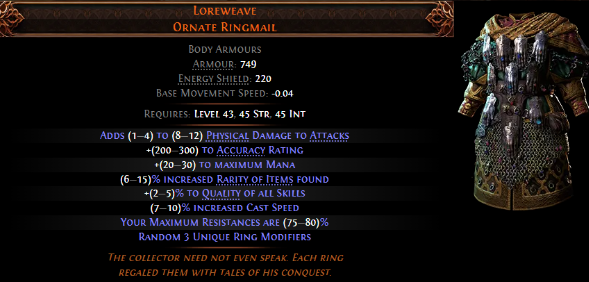 Loreweave Ornate Ringmail